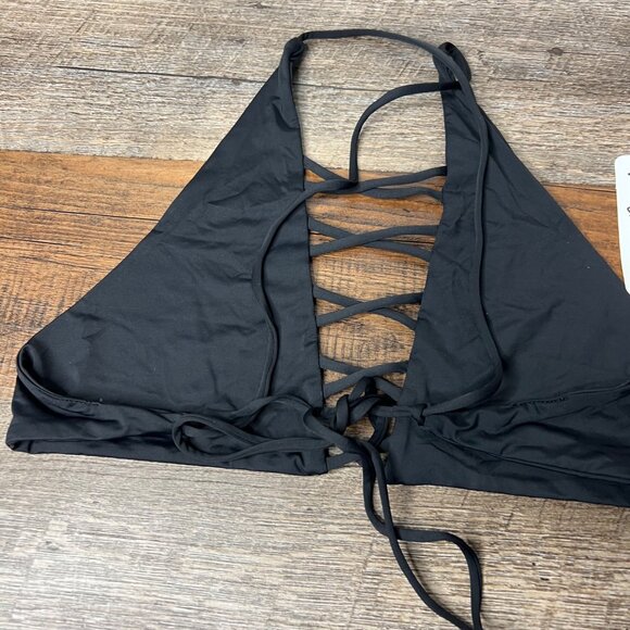 Dippin Daisy's Bikini 2 Piece Set Size L Mix & Match Marble Caged Top Bottom NWT - Picture 7 of 7